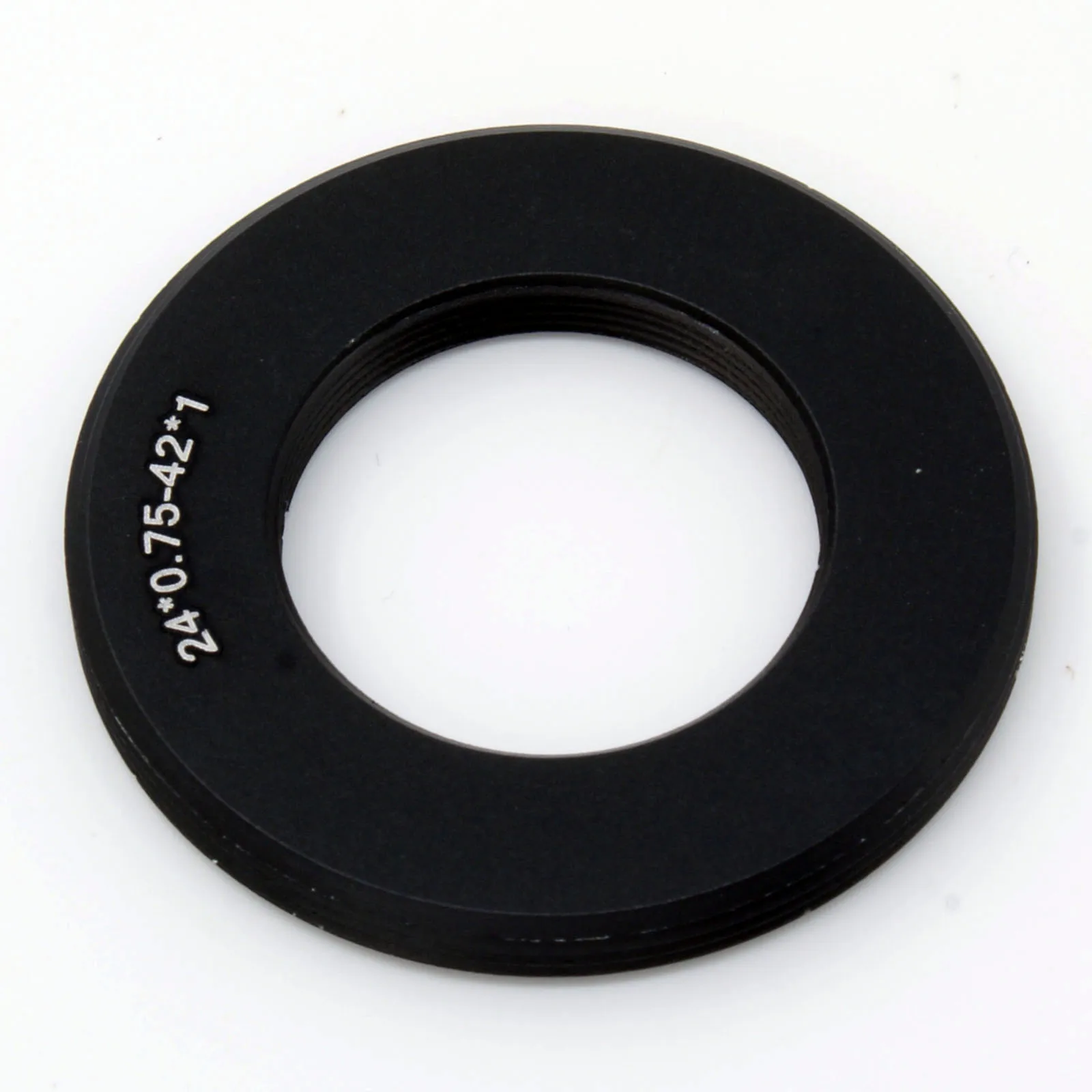 M24-M42 شقة تعديل محول العدسة M24 x0.75 الإناث إلى 42 مللي متر x1 الذكور مسمار ملولب