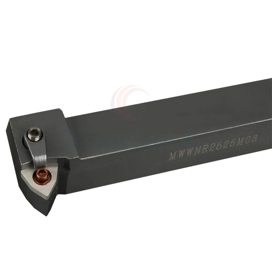 MWWNR2020K08 MWWNR2525M08 Snijden Invoeren Hoek 50 ° Samengestelde Externe Perzik-Vormige Cnc Draaibank Draaien Arbor Gefreesd Klem Gereedschap
