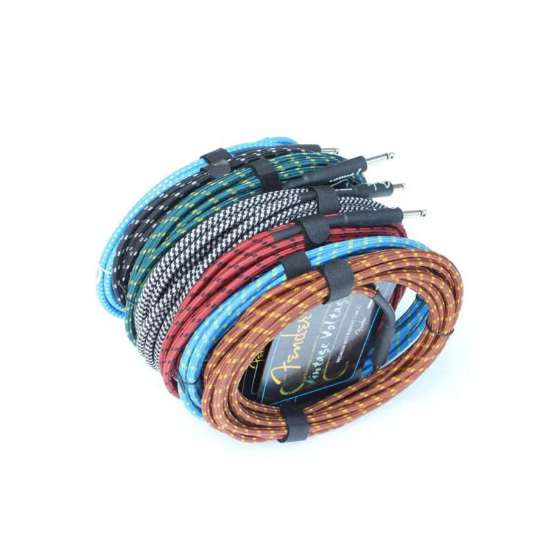 Electric Guitar Cable Wire Cord No Noise Shielded Bass Cable For Guitar Amplifier Accessories Musical Instruments