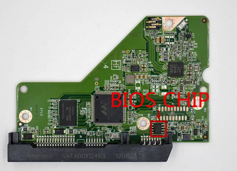 HDD PCB logic board 2060-771824-006 REV A for WD 3.5 SATA hard drive repair data recovery