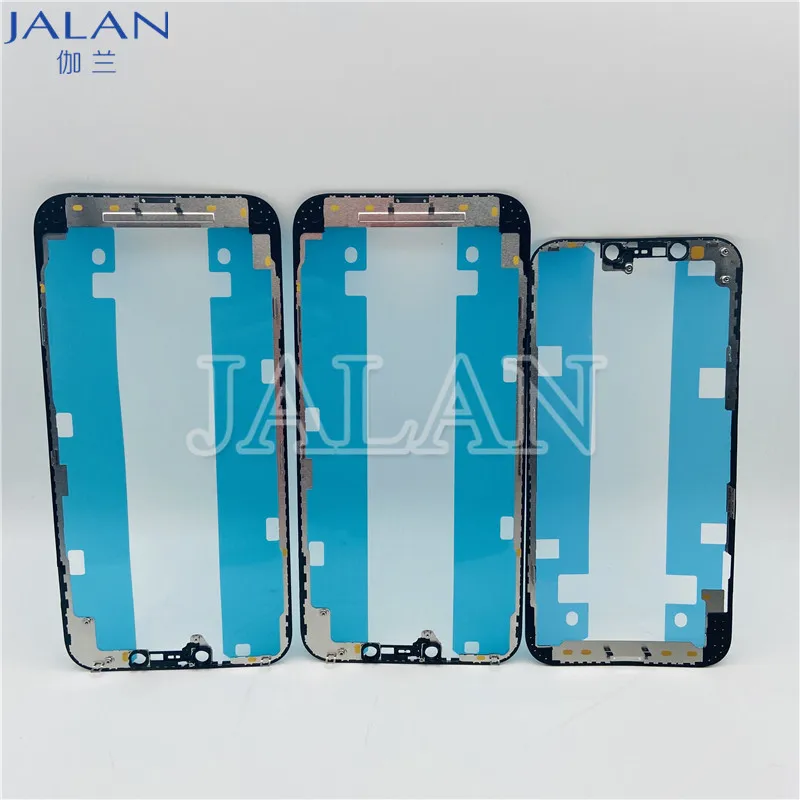 2pcs 12mini 12 Pro Max frame with glue For iPhone Middle Bezel Replace Repair Front Housing Parts