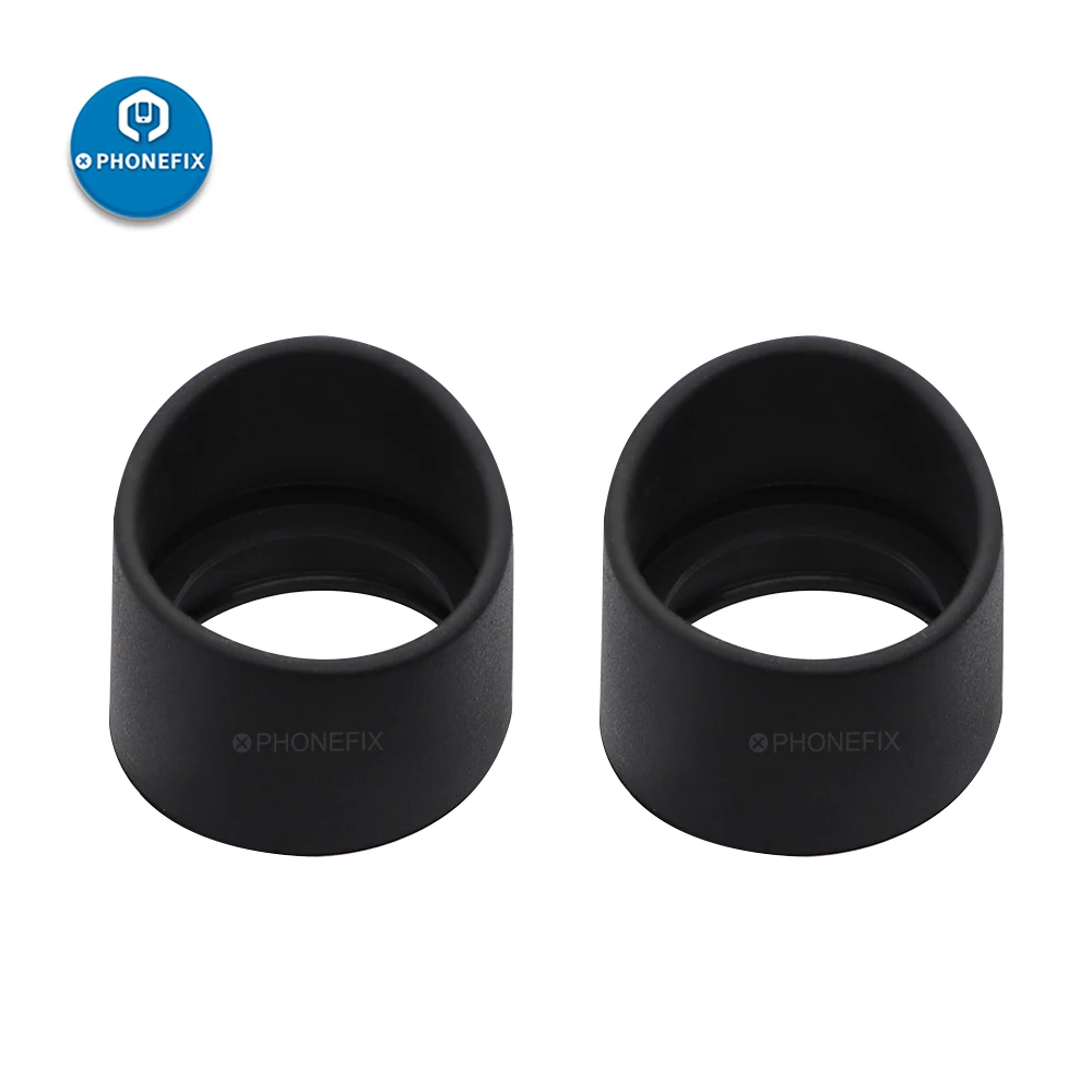 2pcs Soft Rubber Eyepiece Eye Shield 32-33mm Eye Guards Cups For Binocular Stereo Microscope Accessories Eye Shields Protection