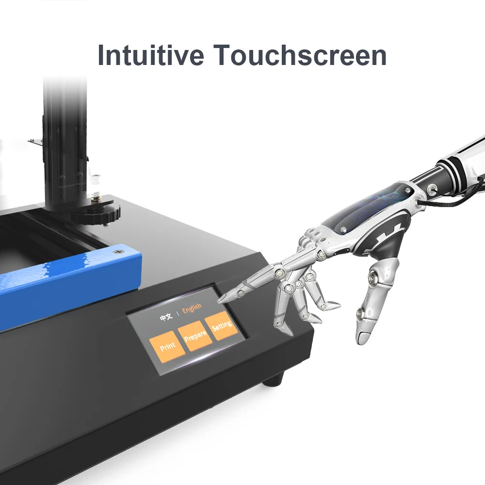 Anet ET4X ET4X-R Integrated All Metal Frame FDM 3D Printer DIY Kit Easy Assembly Heating Fast Resume Printing Impresora 3D