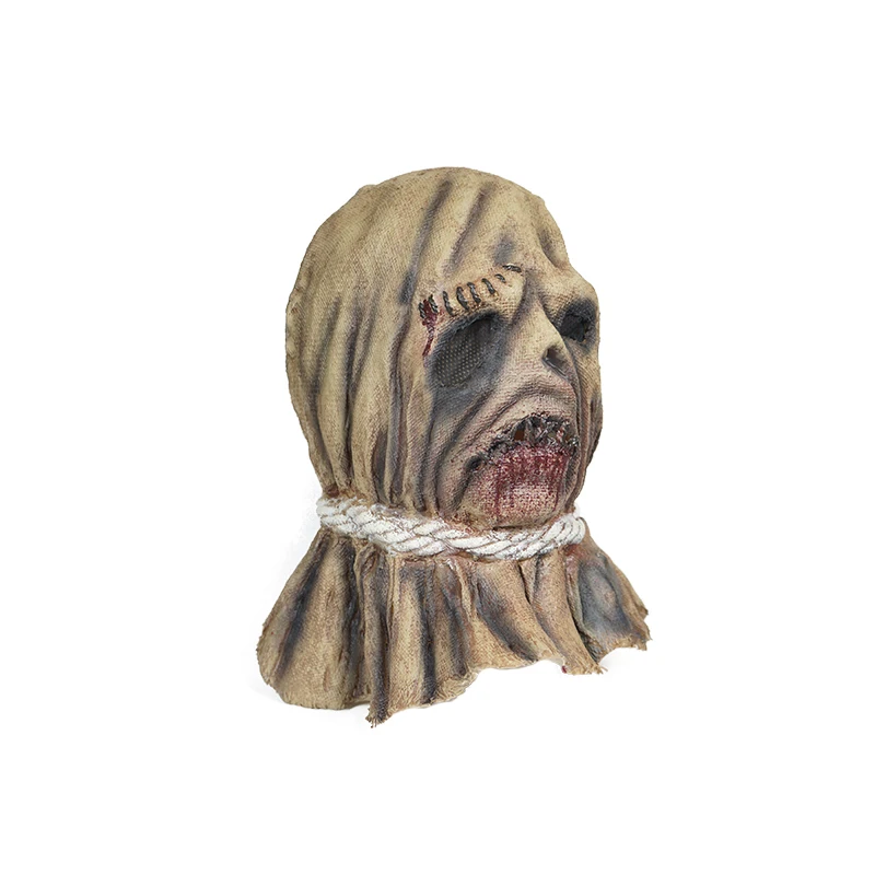 Halloween Costume Props Scary Scarecrow Latex Mask Terror Full Face Masks Carnival Party Easter Purim Props