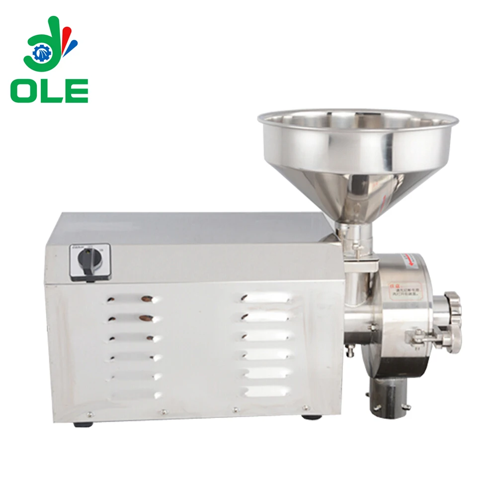 Máquina trituradora de granos de café para uso doméstico, trituradora de maíz de grano comercial de 30-50 kg/h