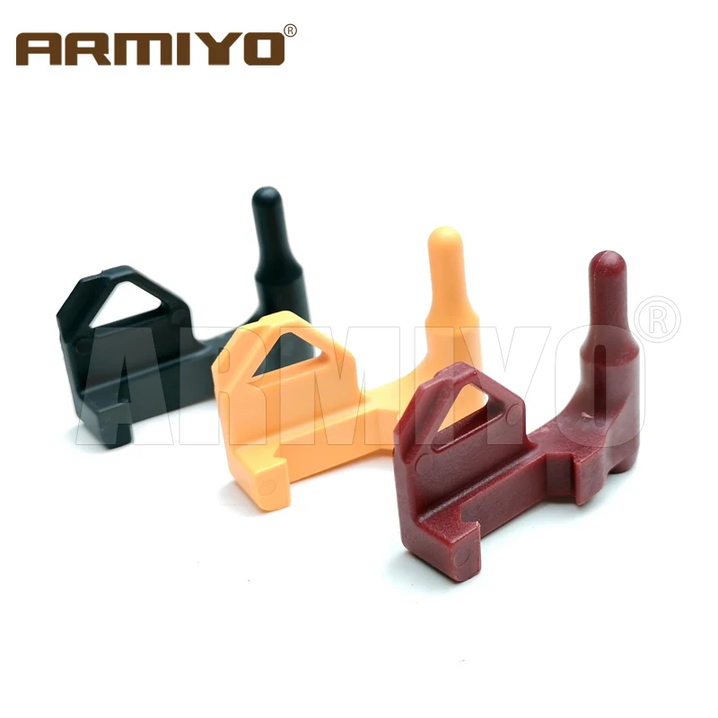 Armiyo 9mm 22lr .223 .308 Cal Chamber Safety Flag Includes Built-in Flat Tool Sliding Picatinny Rail Adapter Hunting Accessories