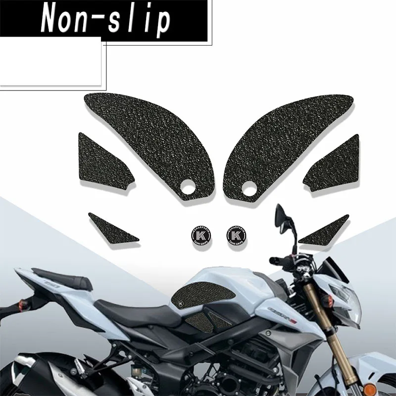 

Fuel tank grip motorcycle non-slip sticker Fuel tank side protection decal for SUZUKI 15-16 GSX-S750