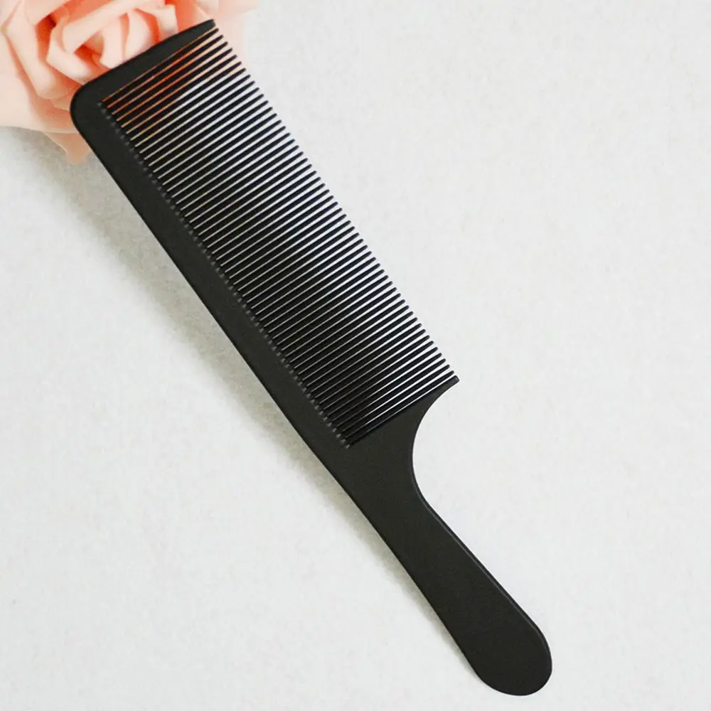 New Plastic  Heat Resistant  Anti-static Detangling Flattop Hair Cutting Comb Hairdressing Salon Styling Tool