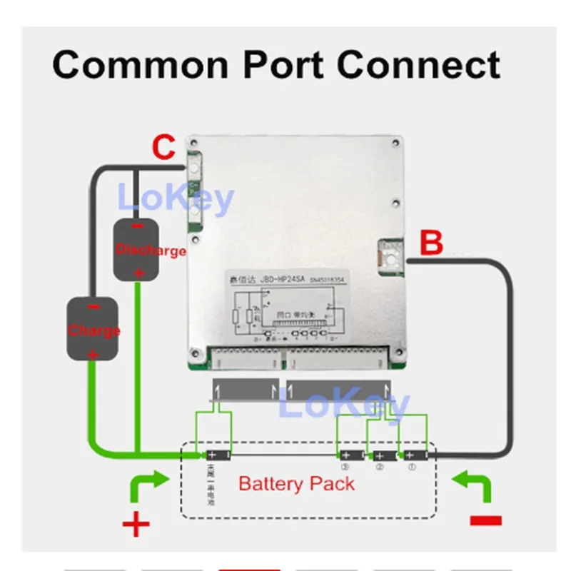Smart BMS 16S 48V 60V 30A 40A 50A 60A litio li ion lipo lifepo4 batterys balance board porta comune BMS con APP Bluetooth