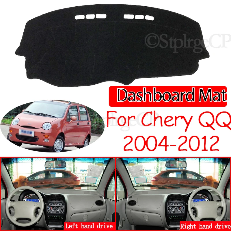 for Chery QQ A1 QQ3 QQ6 Sweet IQ MVM110 A1 Kimo Anti-Slip Mat Dashboard Cover Pad Sunshade Dashmat Carpet Accessories 2008 2010