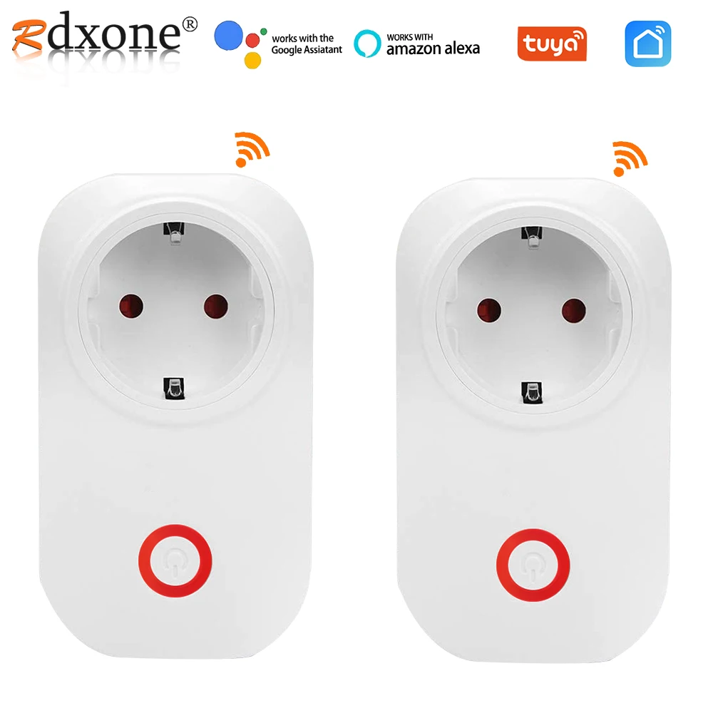 

Energy Monitor Timer Plug EU Wifi Power Socket Plug Work With Alexa Echo Google Home For Smart Home Automation