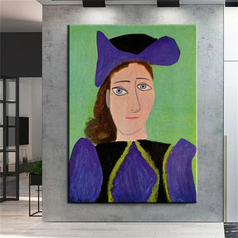 

100% Hand Painted Picasso Women Oil Paintings Abstract Canvas Art Wall Pictures For Living Room Home Decorative No Frame