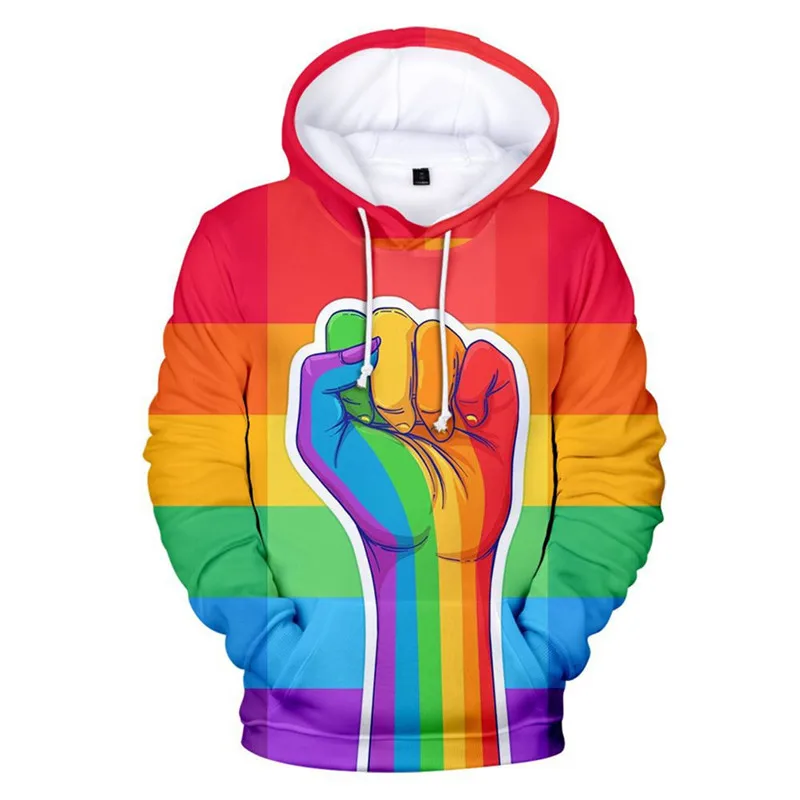 

Модные толстовки ЛГБТ с надписью Love для мужчин и женщин, геев лесбиянок, Харадзюку, 3D принт, ЛГБТ гордость, толстовка, ЛГБТ флаг, пуловер, толстовка, одежда