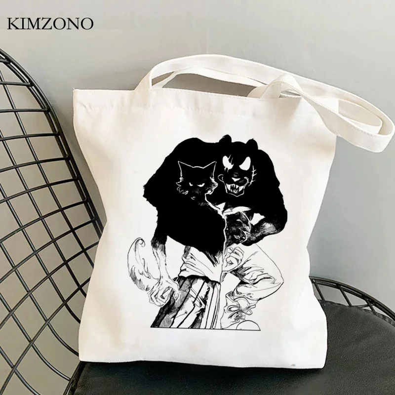 Beastars shopping bag grocery handbag shopper recycle bag canvas eco bag tote ecobag net reciclaje sac tissu