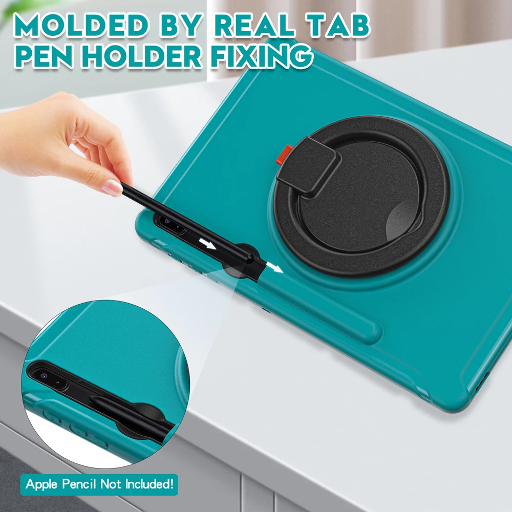 

Чехлы для планшетов Tab S9 S10 Plus 12,4 дюйма для Samsung Galaxy Tab S8 Plus S7 FE S7FE Чехол S9+ S10+ Чехол Портативная поворотная подставка для ПК