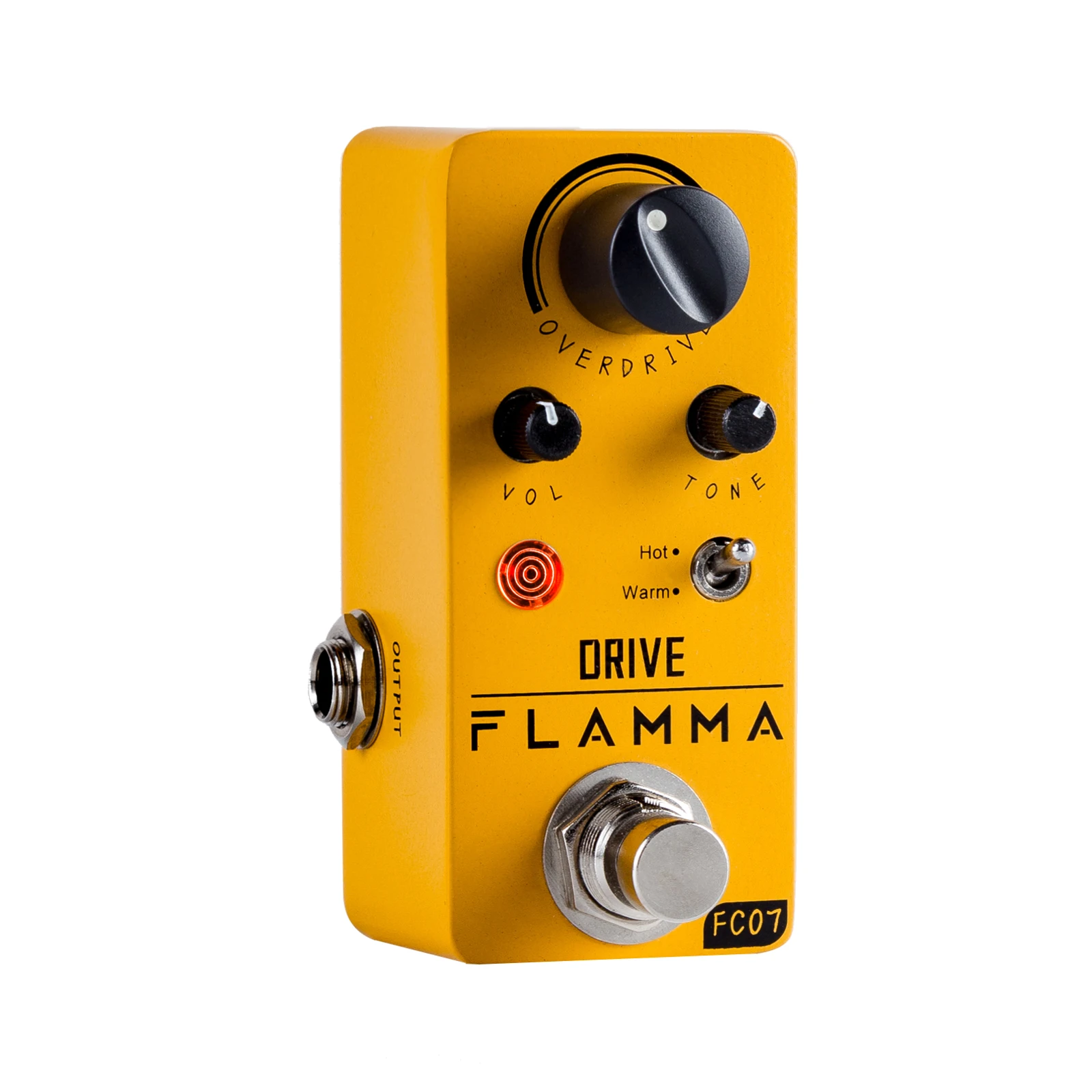 FLAMMA FC07 Overdrive Pedal Guitar Electric Guitar Overdrive Effects Pedal Hot Warm Modes True Bypass with Power Supply