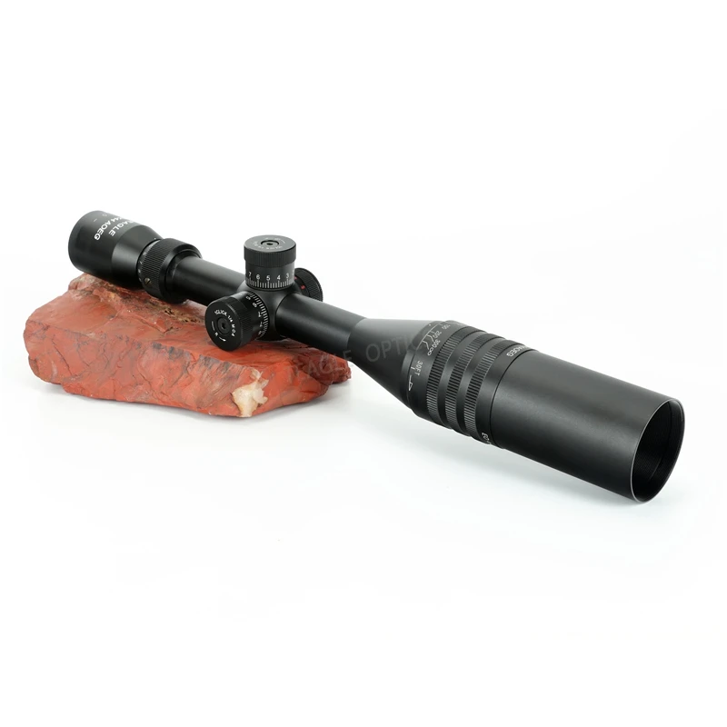 Imagem -02 - Tactical Teagle eo Long Range Rifle Scope Riflescope Iluminado para Pcp Caça Tiro Air Rifle Optics Ponto Vermelho 416x44 Aoeg