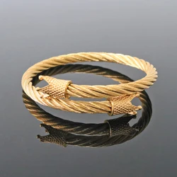 New Luxury Royal Crown Bracelet Fashion New Stainless Steel Cable Bracelets for Women Men Charm Geometry Brand Jewelry