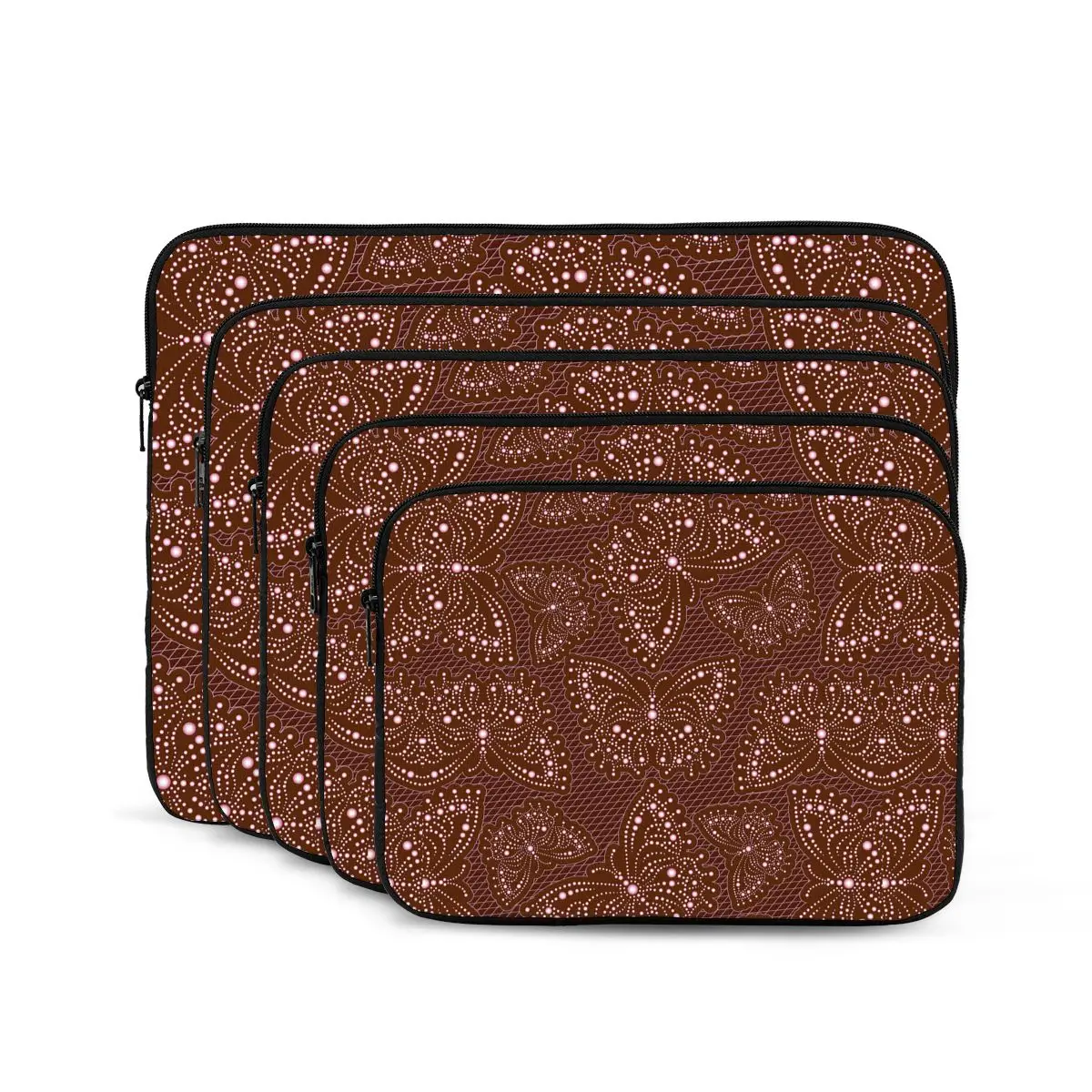 Tylized Butterfly, Mandala Computer ipad Laptop Cover Case17 15 13 12 10 Inch Laptop Sleeve Bag Portable Cover Fundas Pouch