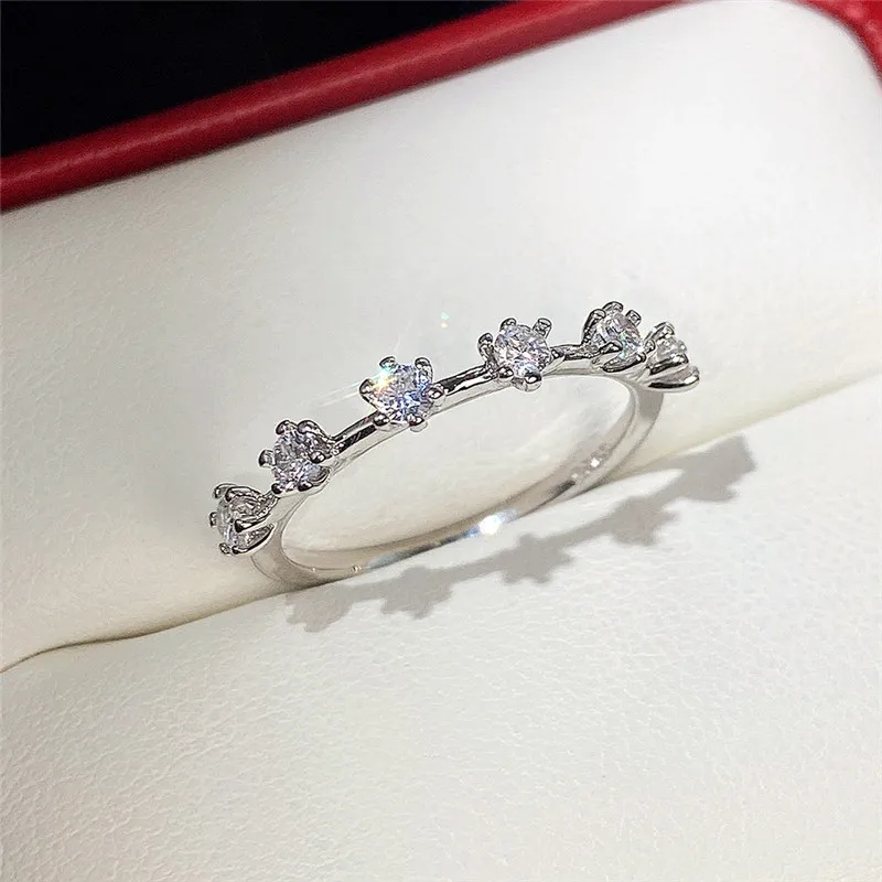 Women's Brilliant White Cubic Zirconia Statement Ring, Wedding