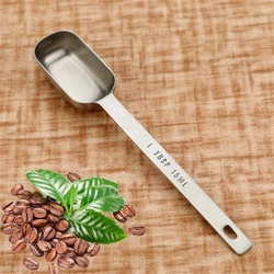 Cuchara medidora de cocina, accesorio de acero inoxidable con mango largo, para café, proteína, leche en polvo, Gram Spoon