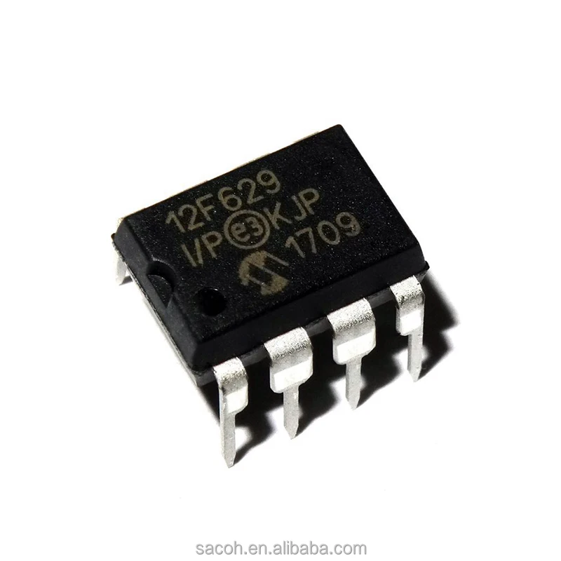 

5PCS/lot New OriginaI PIC12F629-I/P 12F629-I/P PIC12F629-E/P PIC12F629-I/SN 12F629 PIC12F629 DIP-8 8-Bit CMOS Microcontrollers