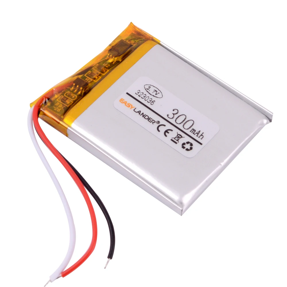 3 linia 323036 3.7V 300mAh baterie litowo-polimerowe oryginalna wymiana sansa na klips sansa + odtwarzacz mp3 353035