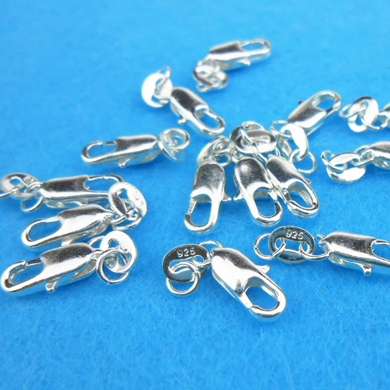 Stahl/Silberbeschichtete Kupfer-Karabiner-Armbandglieder Universelle Basis-Kette für Schmuckherstellung Großhandel 2/10 – Detail 4