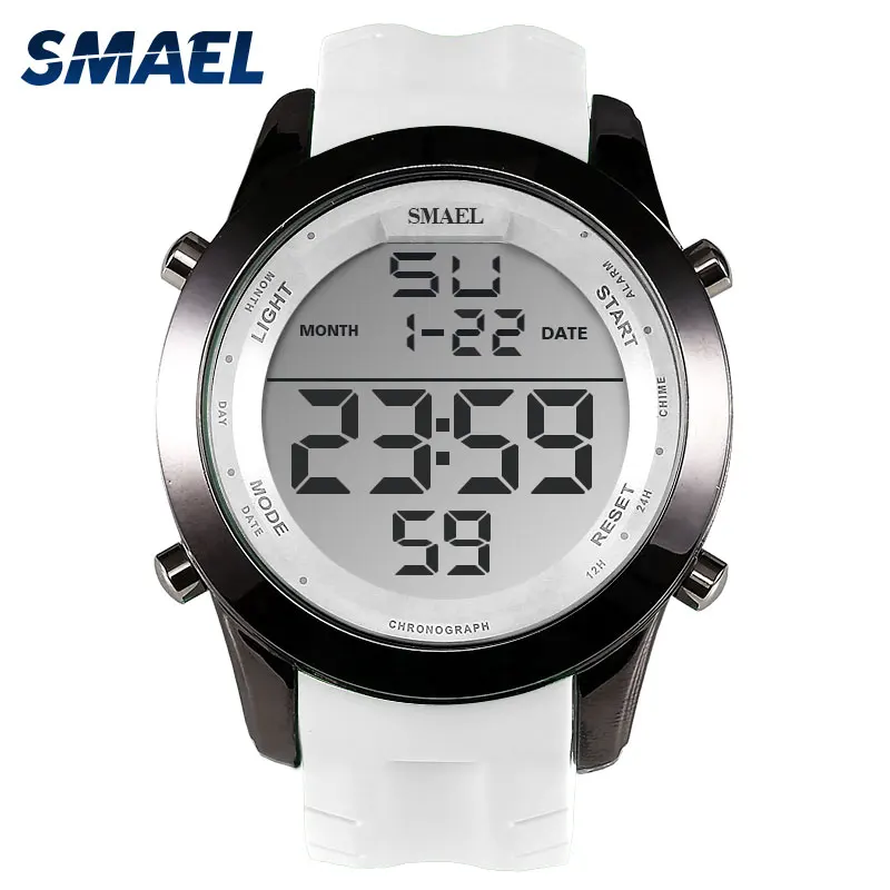 SMAEL Red Sport Watches LED Digital Watch Male Clock Top Brand Fashion Digital-watch relogio masculino Best Men Gifts WS1076