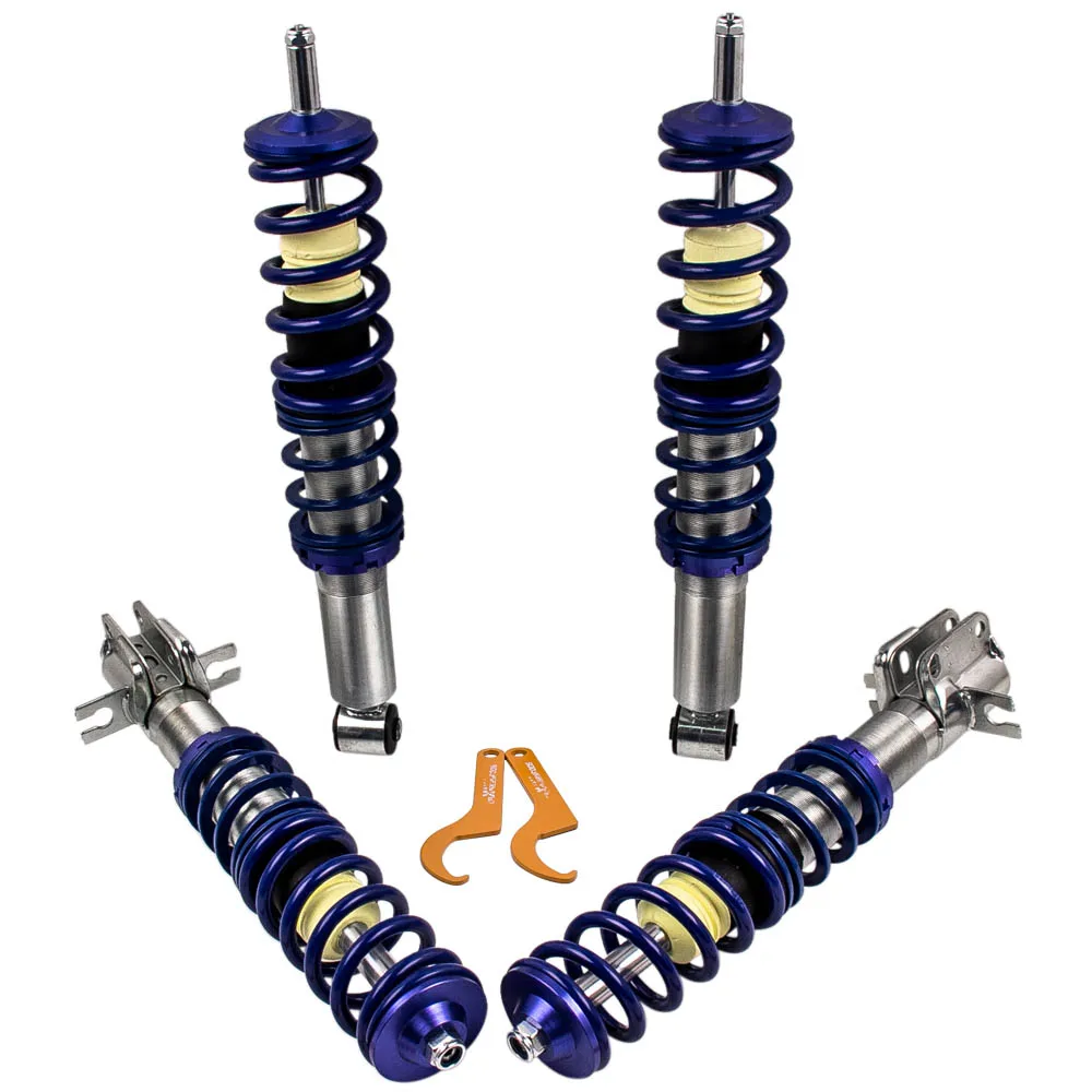 COILOVER baru untuk VW GOLF MK1 CABRIO suspensi dapat disesuaikan COILOVER Strut Spring