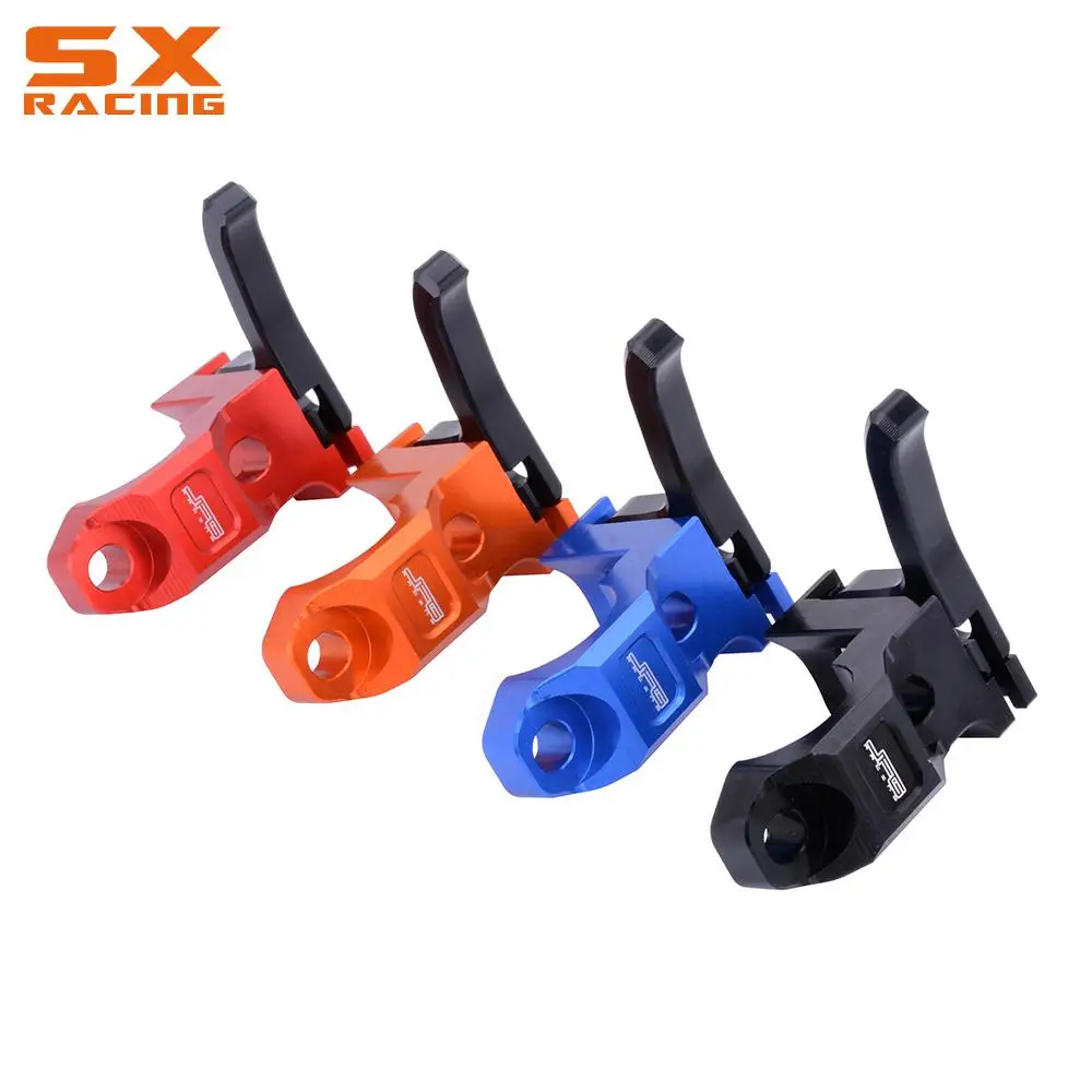 CNC Rotating Bar Clamp Hot Start Lever For Honda Suzuki Yamaha Kawasaki CR CRF KX RM RMZ YZ WR 125 250 450 250F 450F 250R 450R