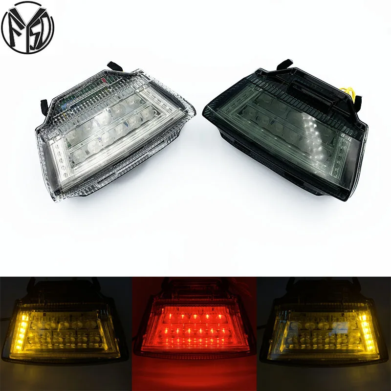 

For Kawasaki Ninja ZX10R ZX-10R ZX1000 2011 2012 2013 14 2015 Rear Tail Brake Turn Signals Integrated Led Light Motorcycle light