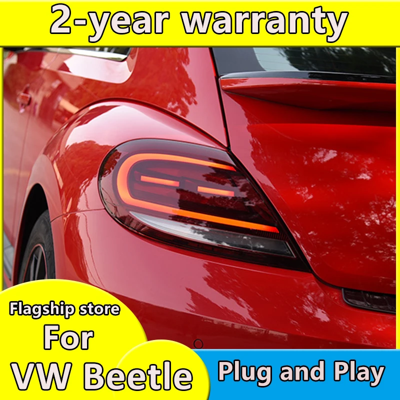 

Car Styling Tail Lamp for VW Beetle Tail Lights 2013-2020 LED Dynamic Signal LED DRL Brake Reverse Tail Light auto Accessories