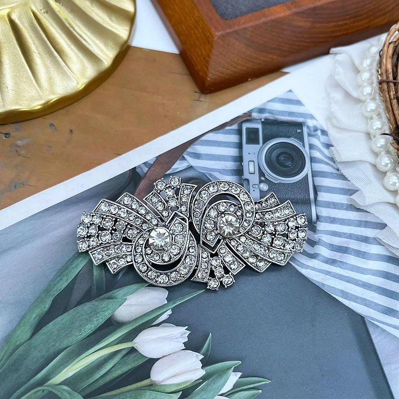 Vintage Brooches Crystal Pins Decoration Accessories Art Deco Jewelry For Women