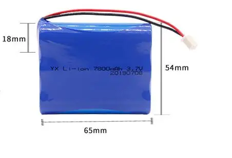 50 buah/lot kualitas unggul 3.7v 18650-3P paket baterai lithium baterai isi ulang li-ion baterai 18650