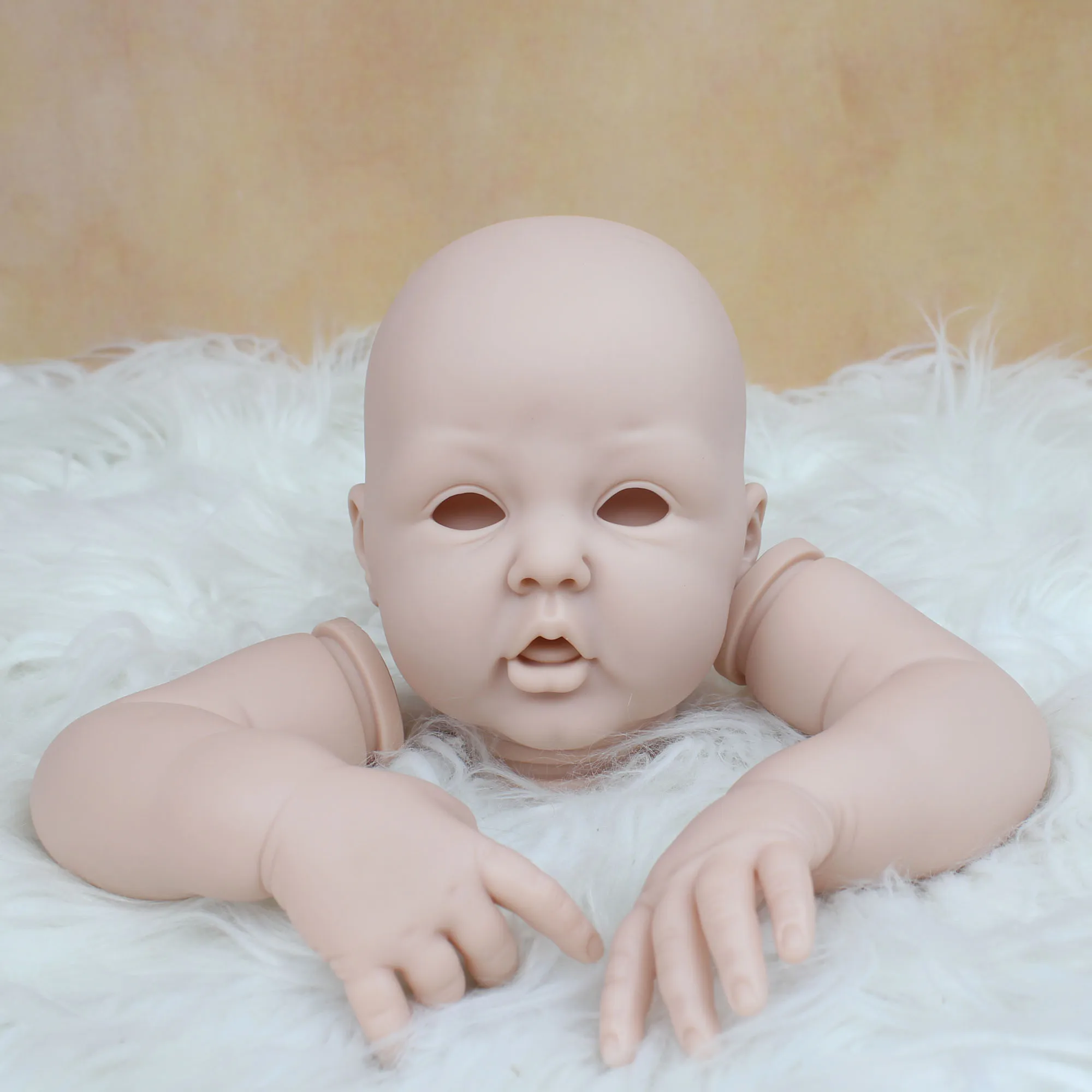 24 Inch Reborn Baby Accessoires DIY Erin Blank Kit 60 CM Prinses Peuter Frisse Kleur Soft Touch Onvoltooide Pop deel