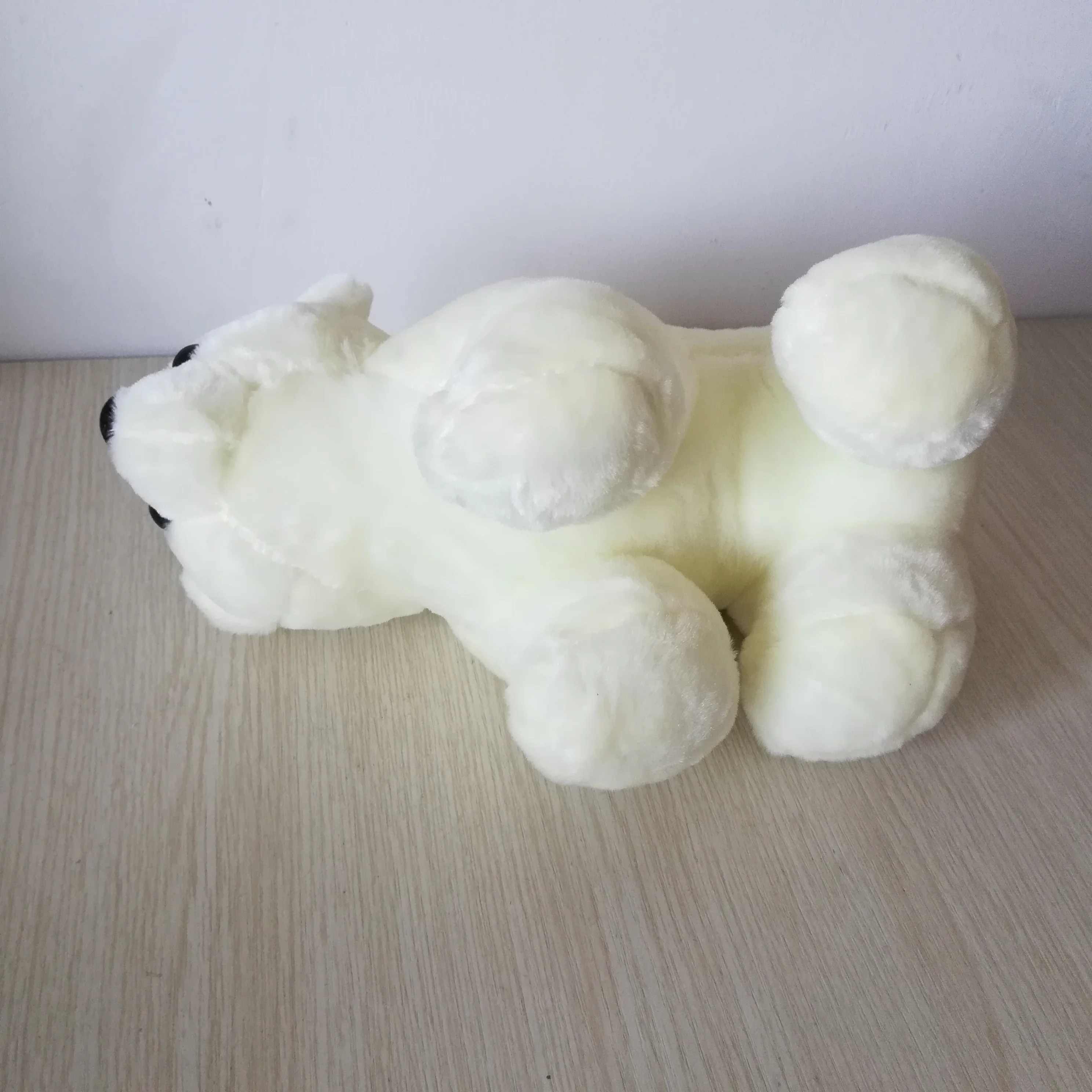 Oso polar encantador de aproximadamente 26cm, muñeco de peluche suave, juguete para bebé, regalo de cumpleaños b2096