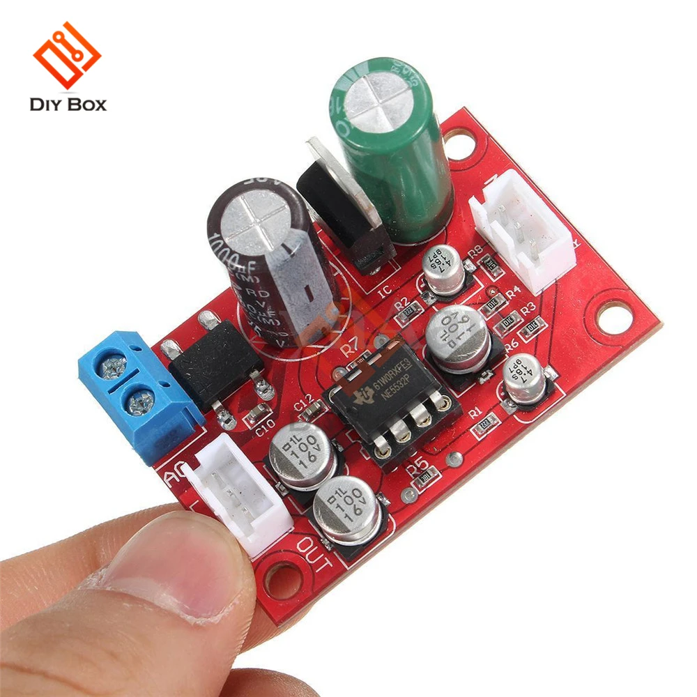 NE5532 Karaoke Board Microphone Amplifier Board DC 9-24V AC 8-16V Microfone Preamplifier Reverberation echo audio module diy kit