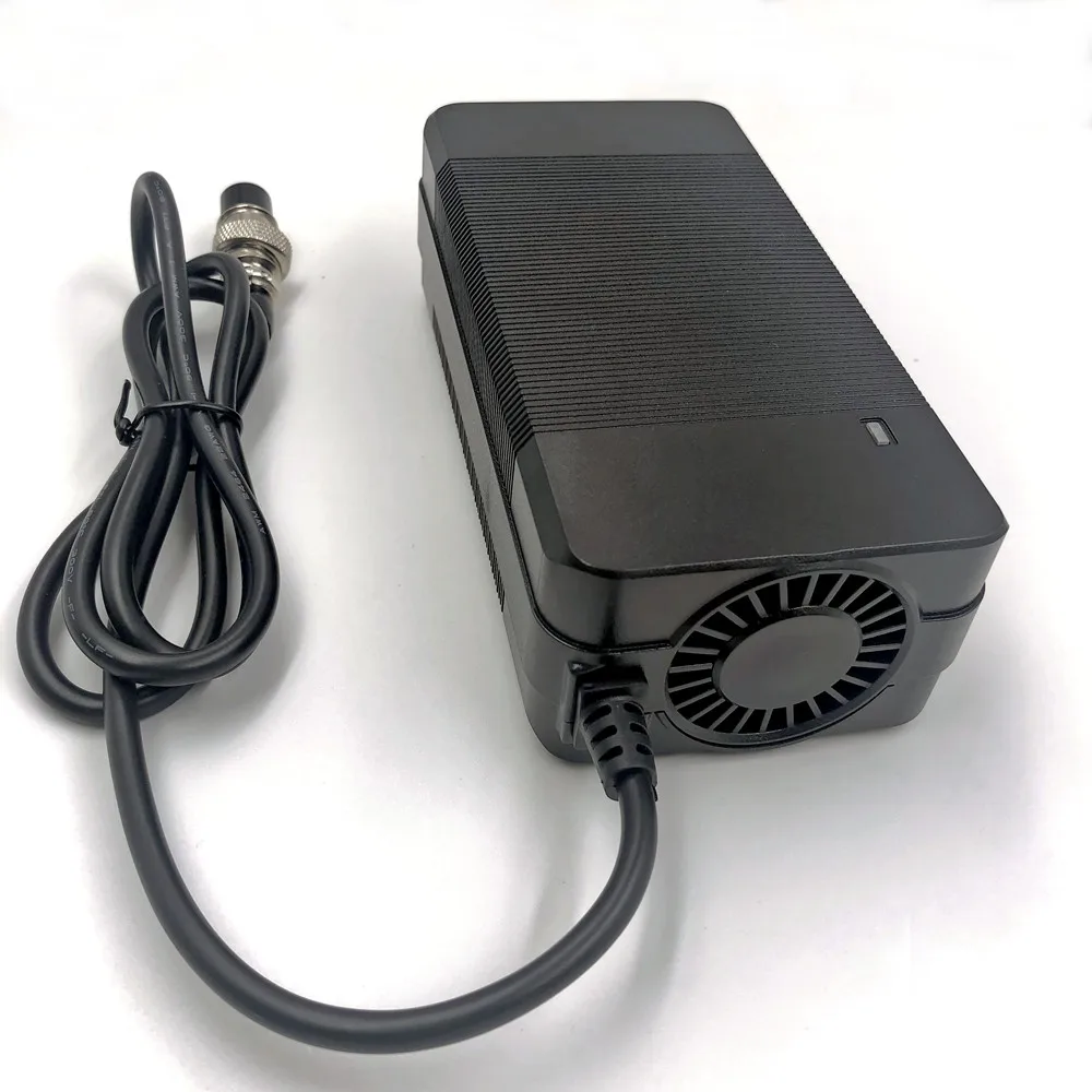 67.2V2.5A Fast Charger For 60V Wheelbarrow harley Citycoco 16S 60V  lithium Battery GX16 Connector with Cooling Fan