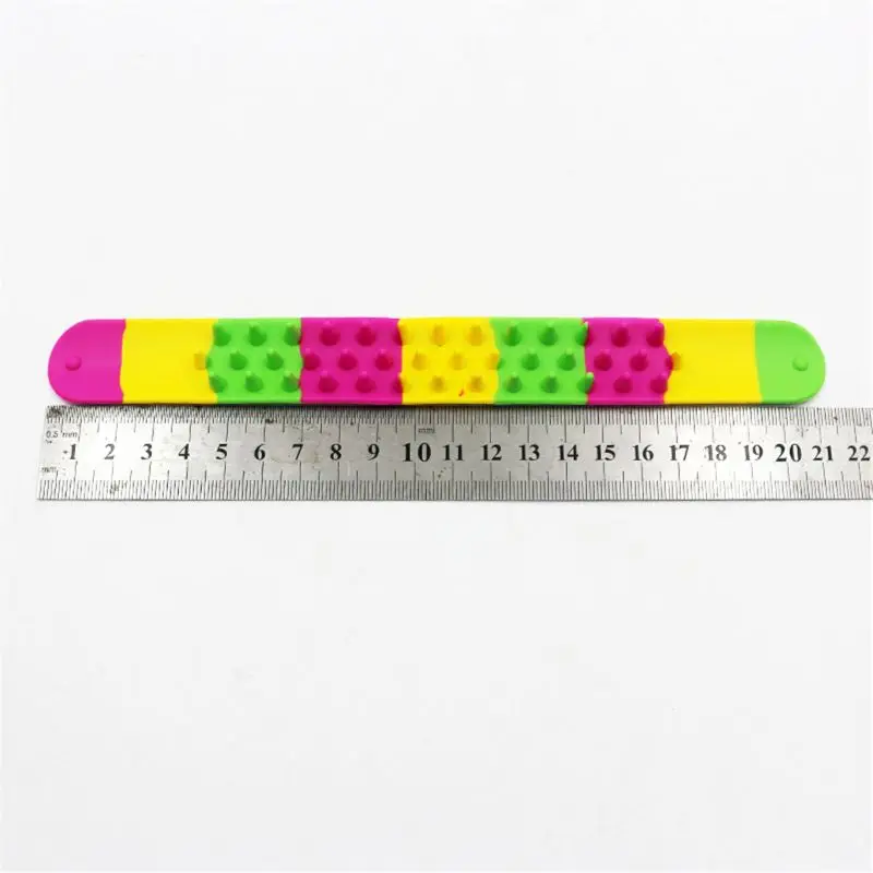 Spiky Slap Bracelet Silicone Spike Fidget Bracelets Office School Classroom Sensory Classic Toy Antistress For Children Autism