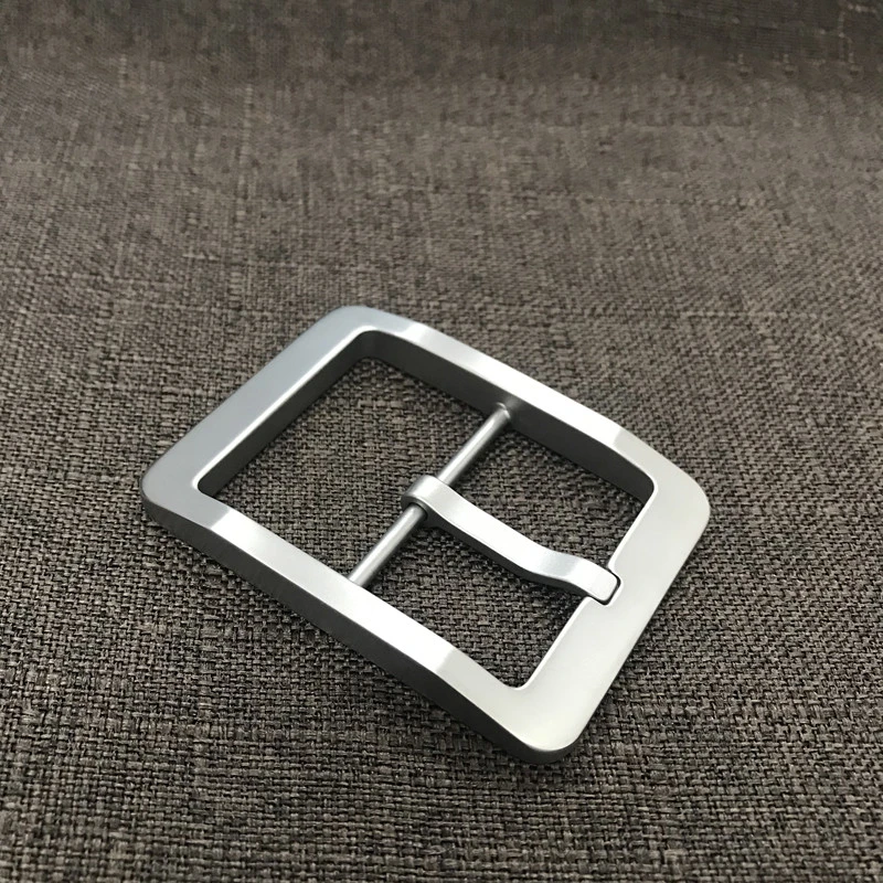 Casual Style 100% Titanium Pin Belt Buckle Fit 3.8 Mm Belt Strap