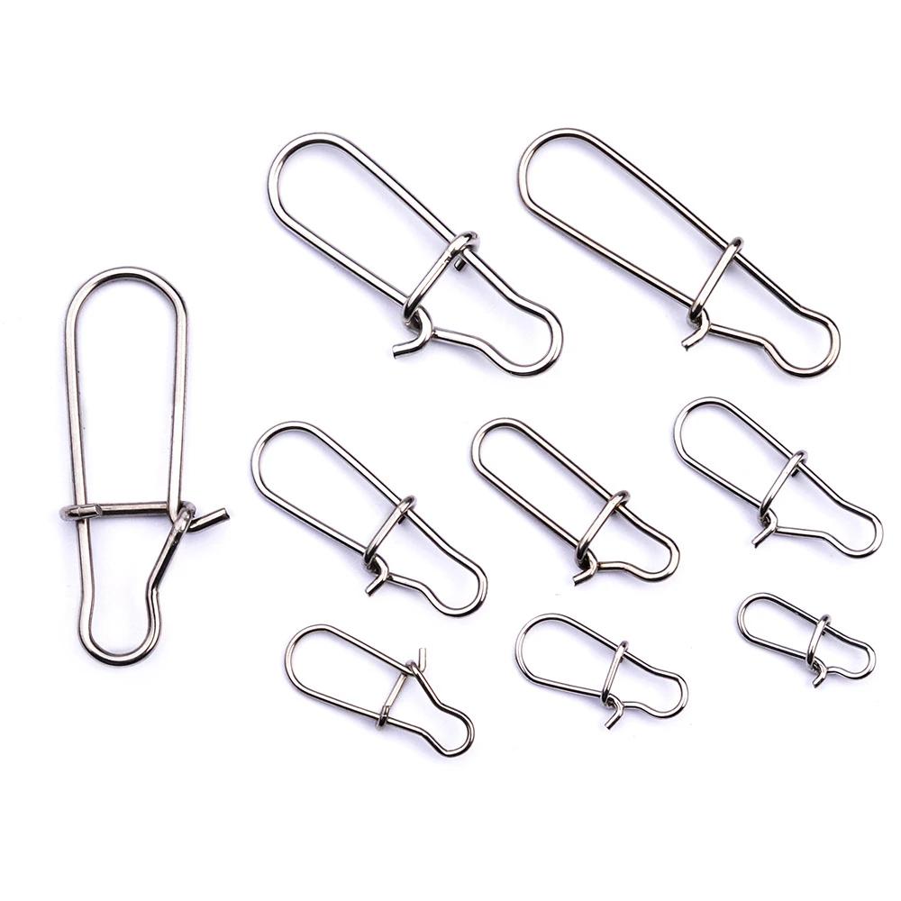 Fishing Accessories 50pcs/lot Nice Snap Fishing swivel Hook Lure Connector High Quality Fishing Trackle Goods for fishing