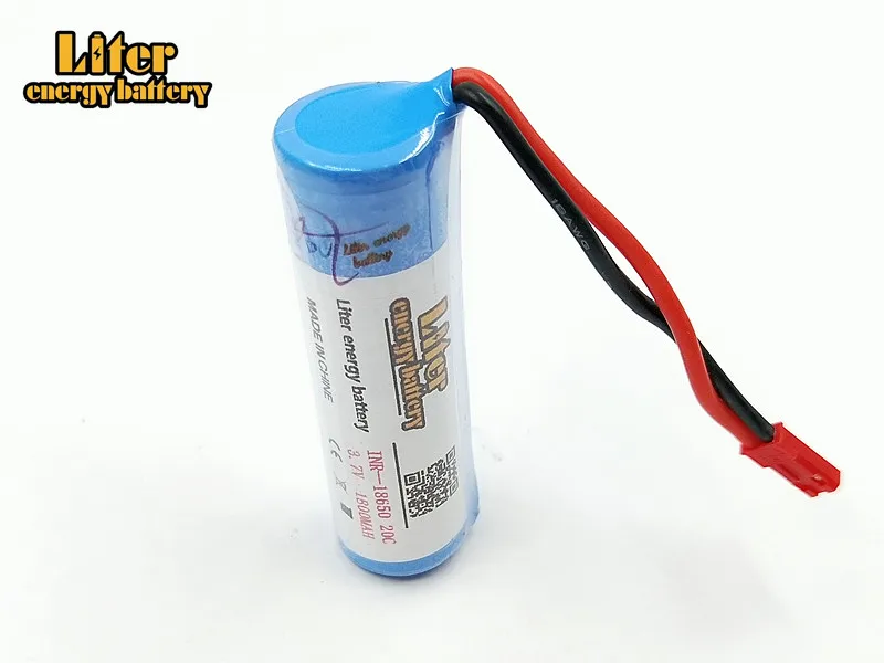 3,7 V 1800mAH fernbedienung hubschrauber flugzeug zylindrischen lithium-batterie 3,7 V 1800mAH 15C entladung lithium-eisen 18650