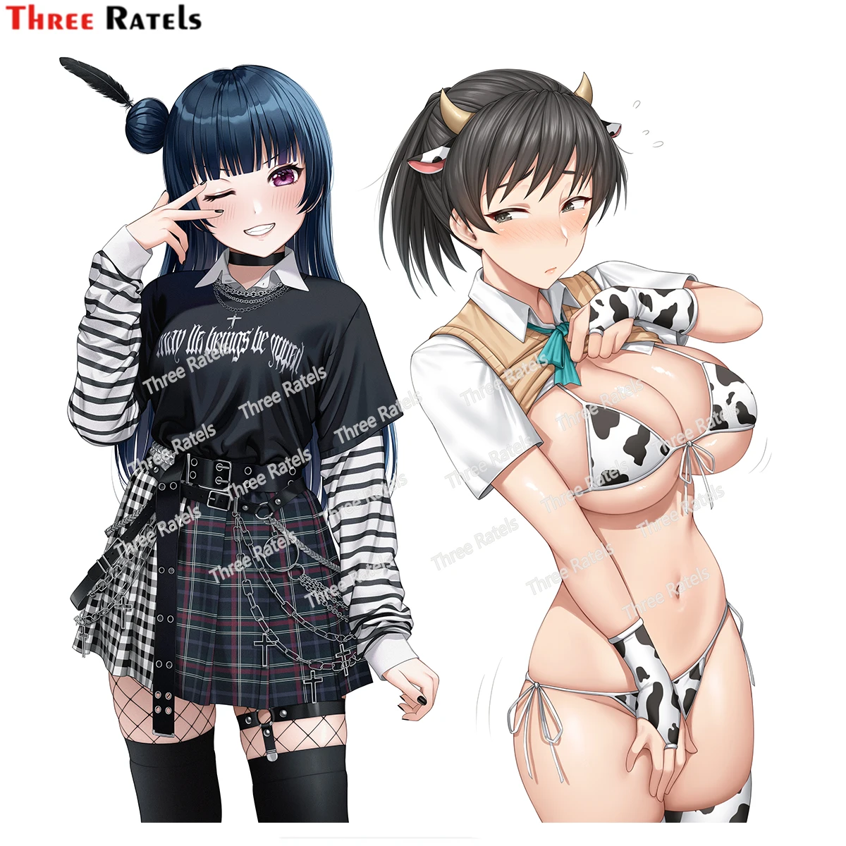 Three Ratels H160 Tsushima Yoshiko Love Live Stickers For Laptop Luggage Skateboard Decor Decals