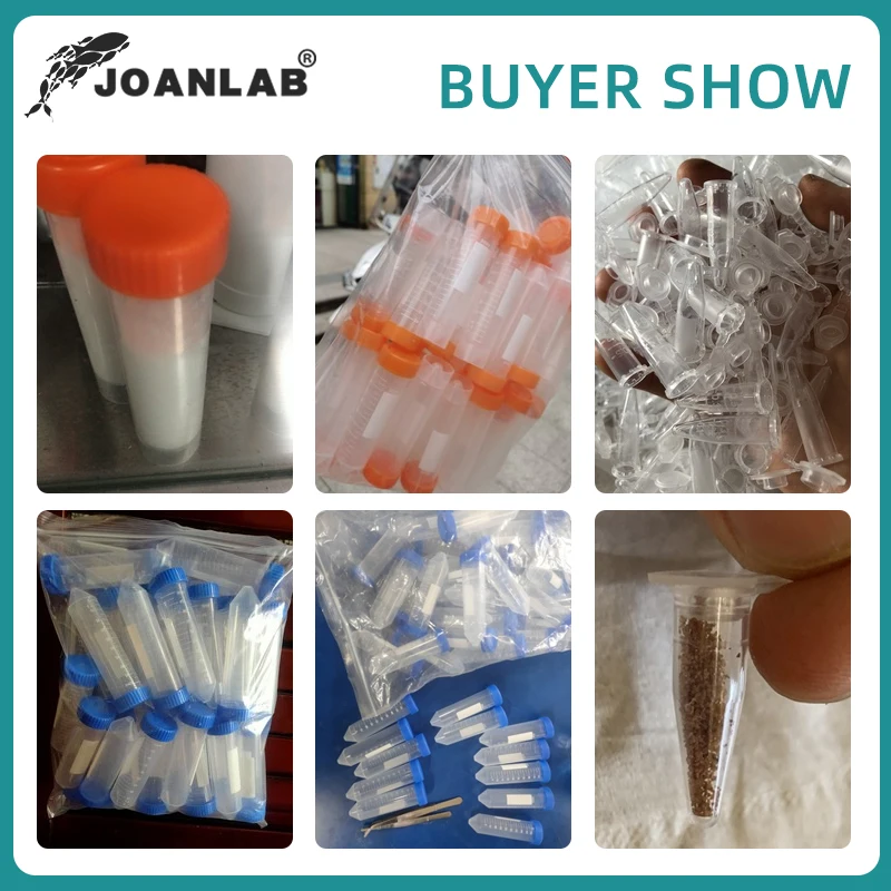 Mini Plastic centrifuge tube graduation 0.2ml 0.5ml 1.5ml 2ml 10ml 15ml 50ml pcr tube prp tube test tube plasma centrifuge tubes