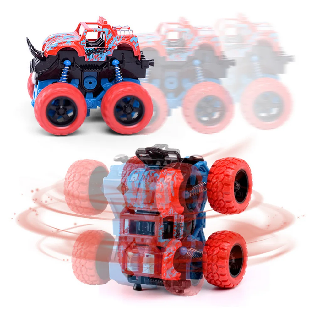 4 pack Pull Back Trucks Car Toy for 3 Years Old Boys Girl Kids Novelty Gifts Inertia Car Toys