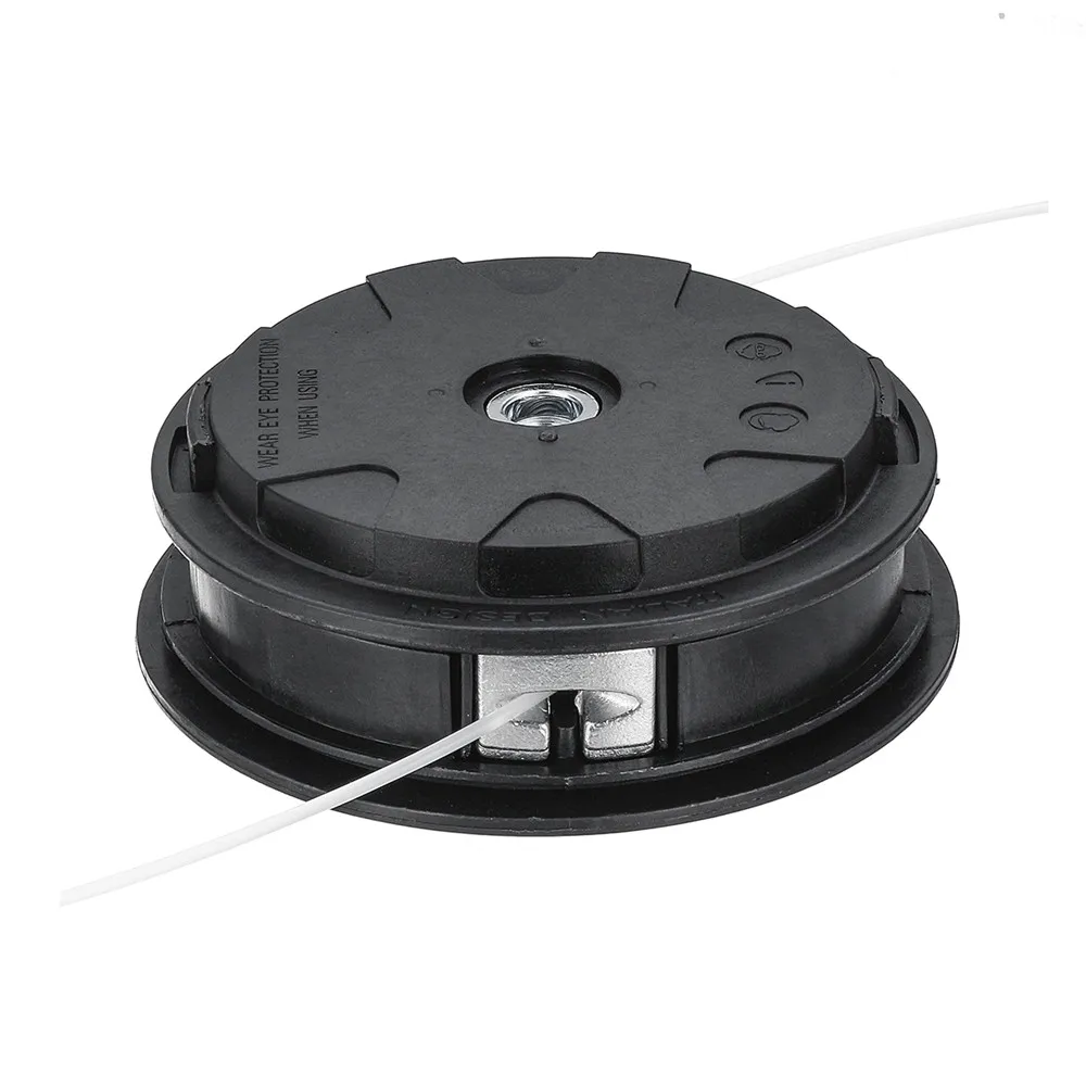Universele M10 Aluminium Nylon Borstel Maaier Bump Spool Gras Trimmer 2 Lijnen Cutter Hoofd Draad Line String Saw Gras Borstel maaier