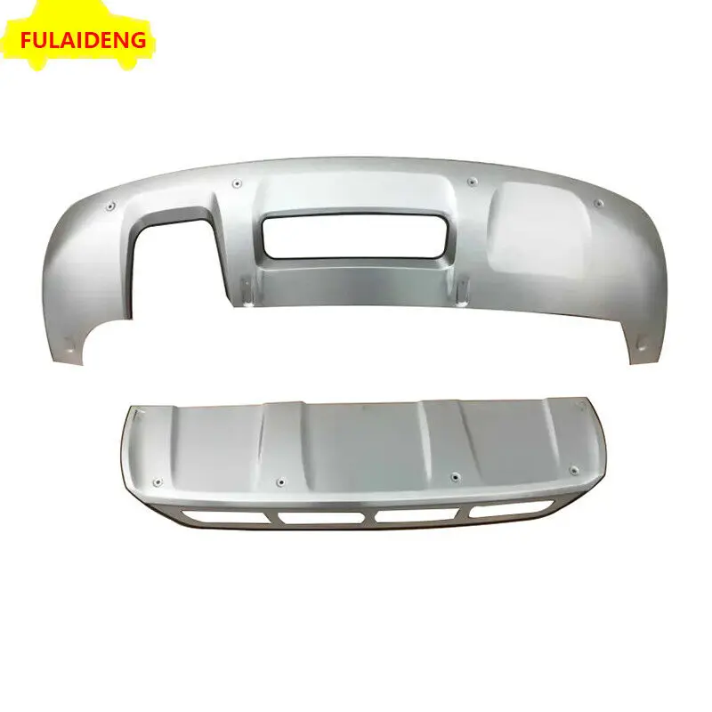 Fits For Audi Q3 2016-2018 Car Stainless Steel Front&Rear Bumper Board Skid Plate Bars Protect Moulding Styling Accessories 2PCS