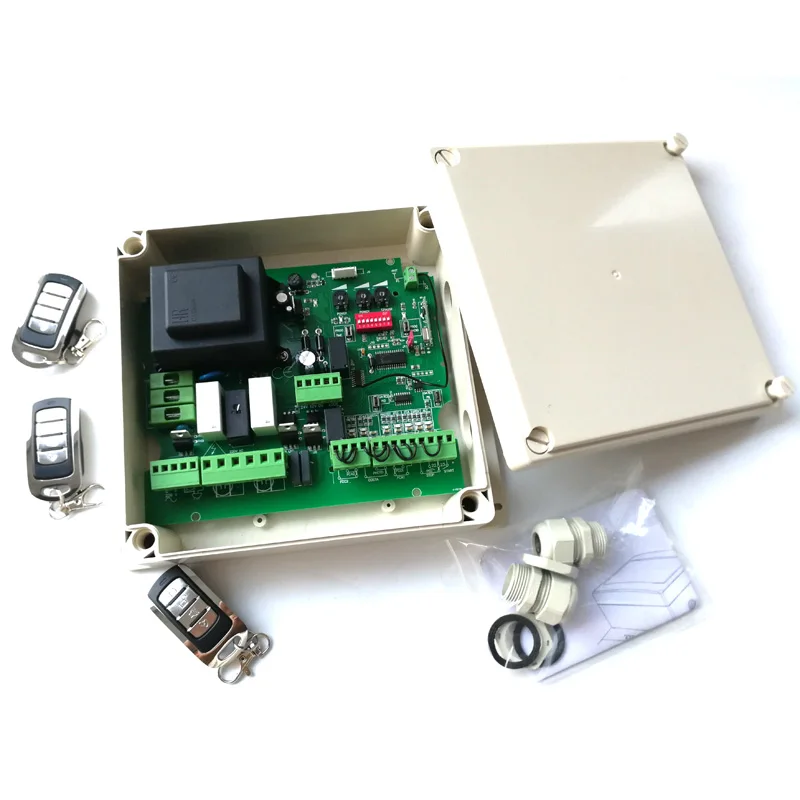 220VAC automatic swing gate opener motor operator circuit board electronic card controller for automatic gate opener dual