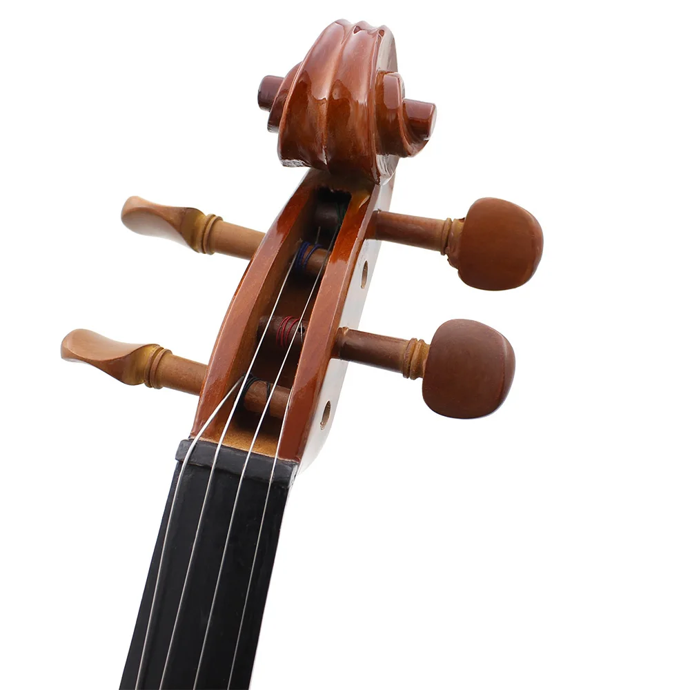 Astonvilla 4/4 Full Size Violin Solid Wood Spruce Panel Acoustic Violin Fiddle With Case Bow Beginners Musical Instrument Gift